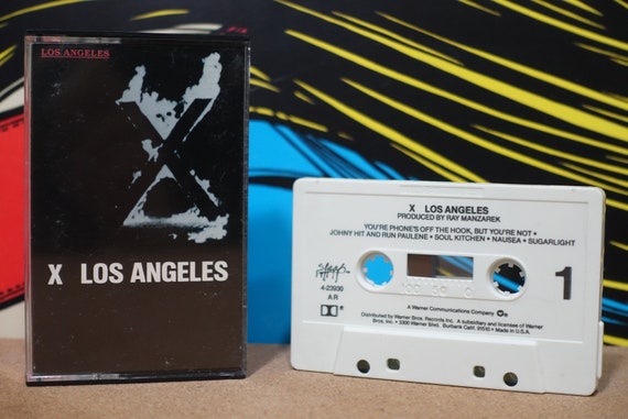 Los Angeles by X Vintage Cassette Tape