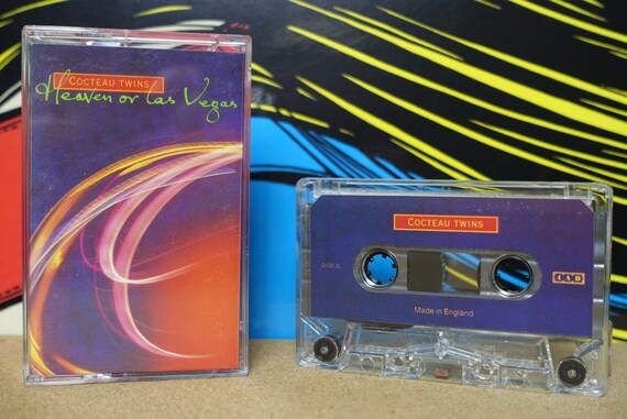 Cocteau Twins Heaven or Las Vegas Cassette Tape (Rare UK Tape) - 1990 4AD Records Vintage Analog Music