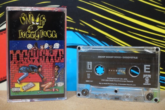 Snoop Doggy Dogg - Doggystyle Cassette Tape - 1993 Death Row Interscope Records Vintage Analog Music