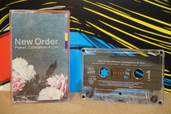 Power, Corruption & Lies by New Order Vintage Cassette Tape