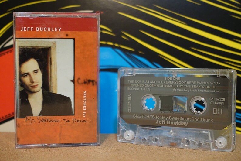 Sketches For My Sweetheart The Drunk By Jeff Buckley Vintage Cassette Tape