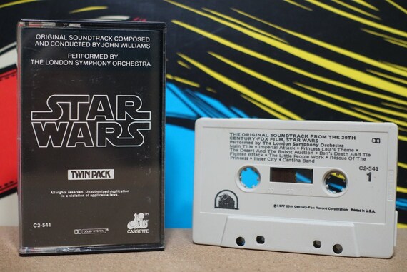 Star Wars (Original Soundtrack Composed & Conducted by John Williams) Performed by The London Symphony Orchestra Vintage Cassette Tape
