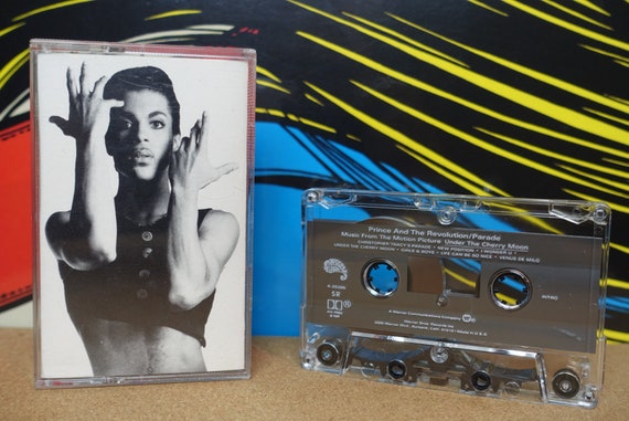 Prince And The Revolution, Parade Cassette Tape, Under The Cherry Moon Soundtrack, 1986 Paisley Park Records, 80s Music, Music Lover Gift