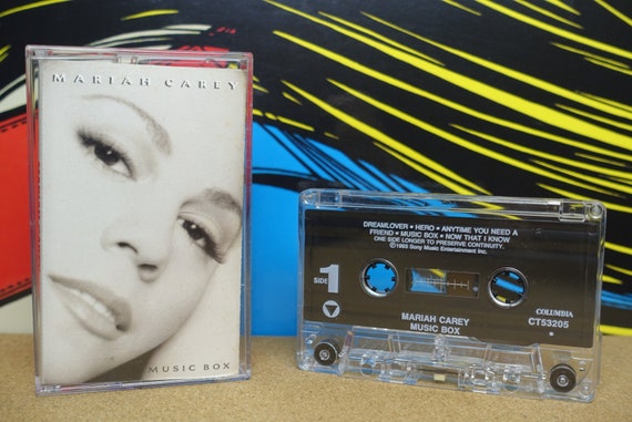 Mariah Carey Cassette Tape, Music Box, 90s Music, Cassette Tapes, Vintage 1993, Columbia Records, Music Lover Gift, Vintage Analog Music