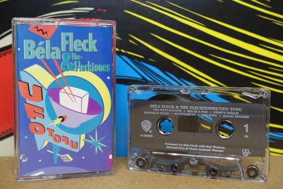 Béla Fleck & The Flecktones Cassette Tape, UFO TOFU, 1992 Warner Bos Records, 90s Music, Analog Music, Music Lover Gift