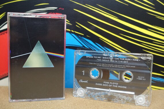 Pink Floyd The Dark Side Of The Moon Cassette Tape, 1994 Reissue, Vintage Music, Music Lover Gift, Music Gift