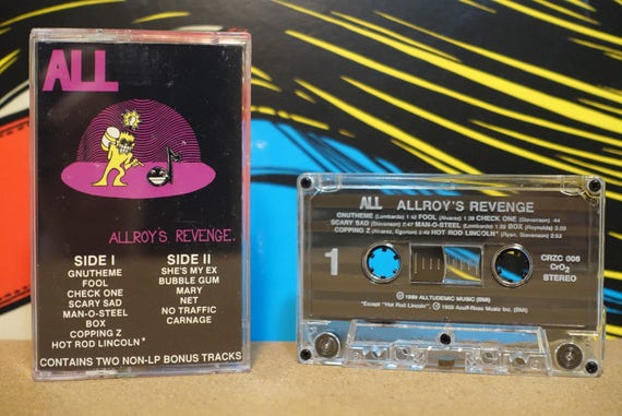 Allroy's Revenge by ALL Vintage Cassette Tape