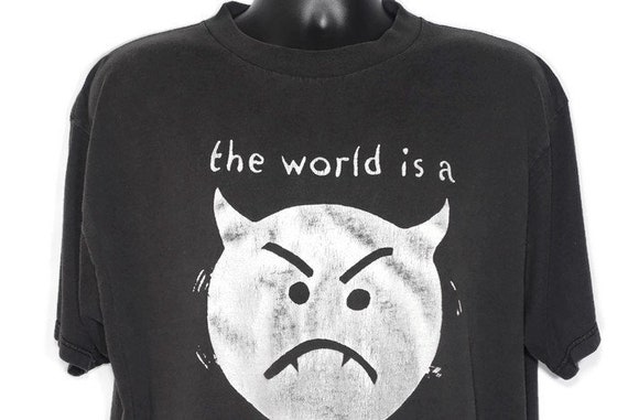 1996 Smashing Pumpkins - The World is a Vampire - 90's Infinite Sadness Tour Double-Sided Vintage Concert T-Shirt