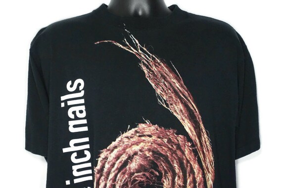 1994 Nine Inch Nails Vintage T Shirt - Further Down The Spiral '94 - '95 Tour - 2 SIDED - Original 90s Concert Band T-Shirt
