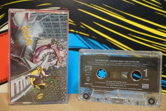 Bizarre Ride II The Pharcyde (CLEAN LYRICS) by The Pharcyde Vintage Cassette Tape