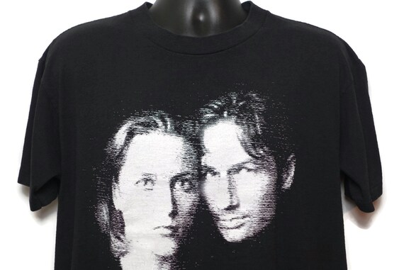 1998 The X-Files Vintage T Shirt - Dana Scully Fox Molder Hologram - Fight Future Movie Cult Alien Fox TV Show Original 90s ONEITA T-Shirt