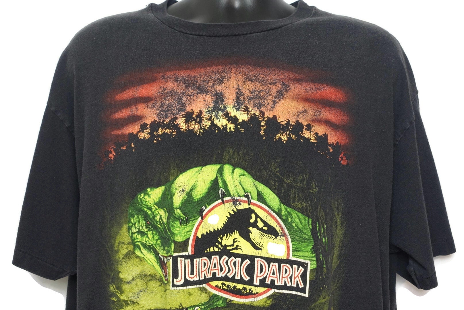 1993 Jurassic Park Vintage T Shirt, Dinosaur shirt, T Rex, Horror