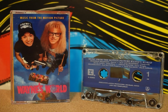 Music From The Motion Picture Wayne's World by Various Artists Vintage Cassette Tape