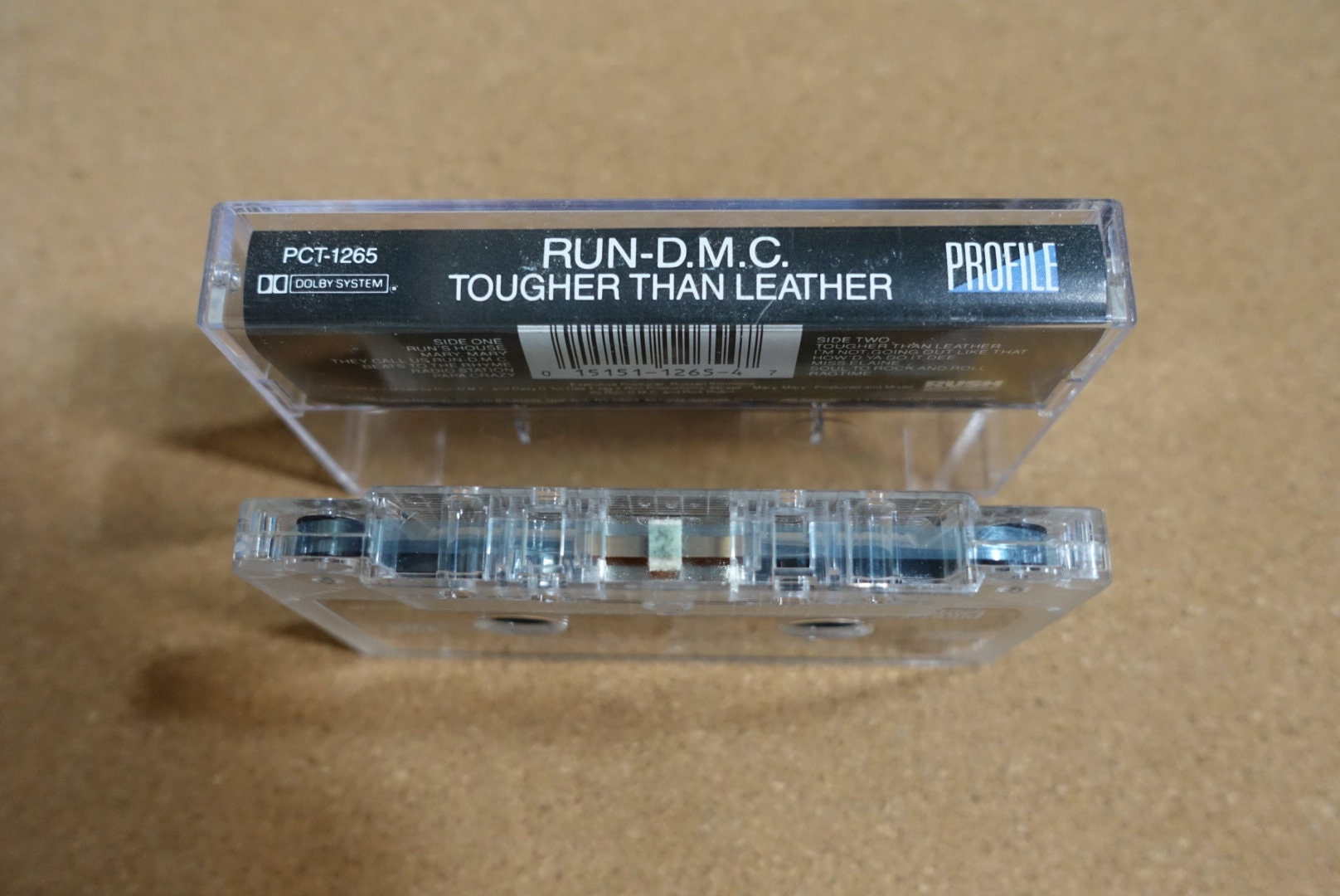 Tougher Than Leather by Run-D.M.C. Vintage Cassette Tape