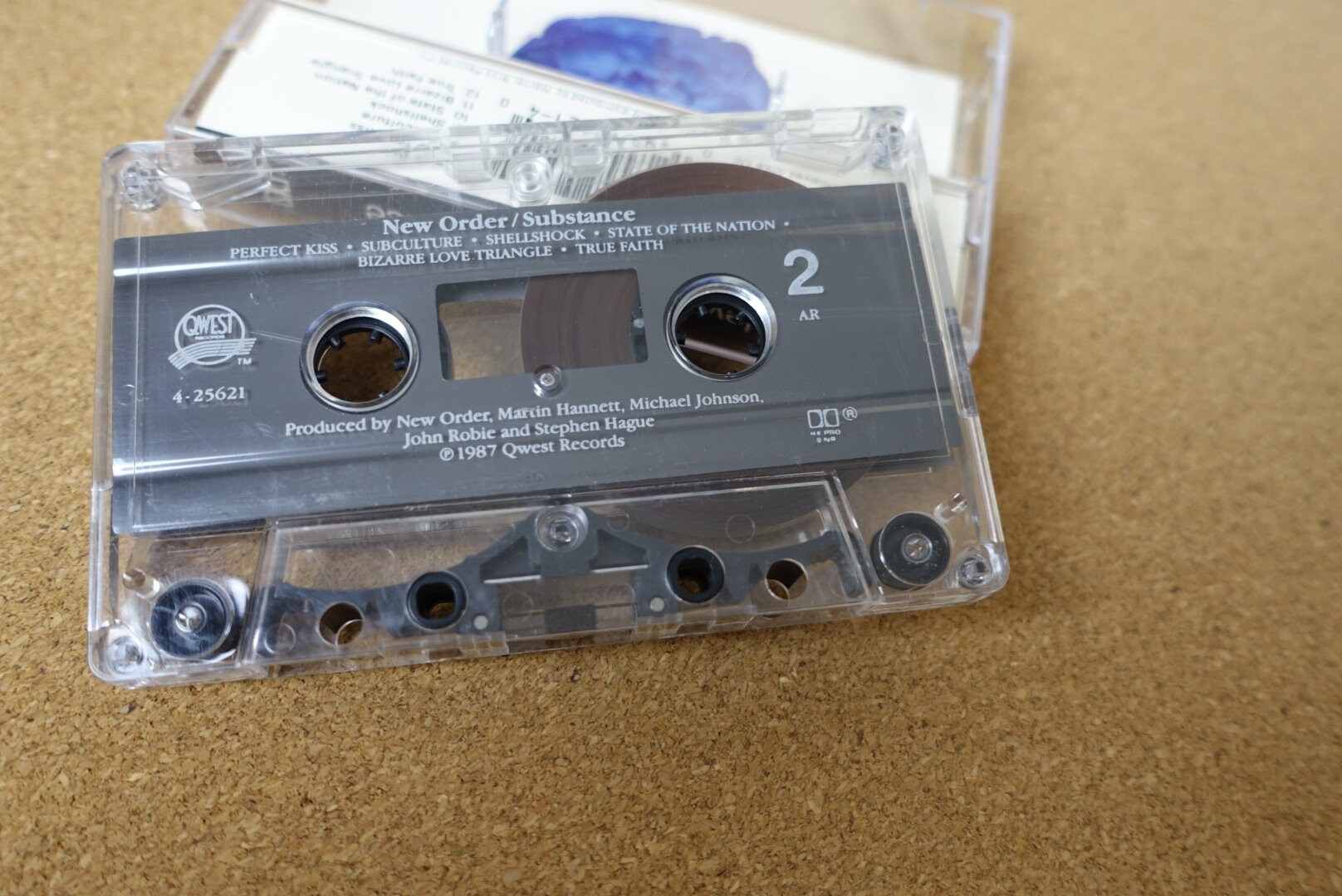 New Order - Substance Cassette Tape - 1987 Qwest Records - Vintage ...