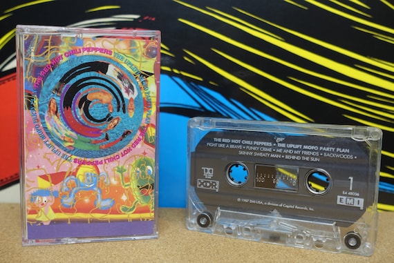 Red Hot Chili Peppers - Cassette Tape The Uplift Mofo Party Plan - 1987 EMI USA - Vintage Analog Music