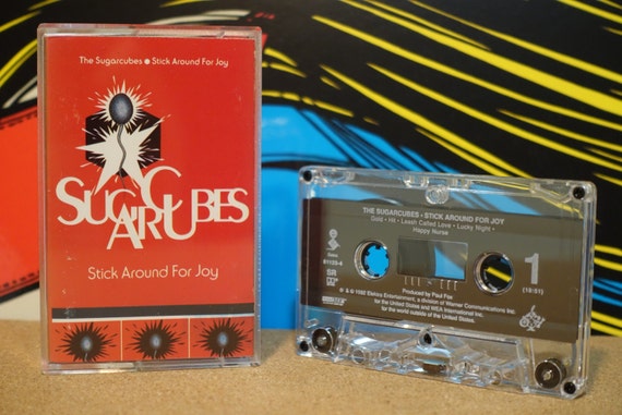Sugarcubes - Stick Around For Joy Cassette Tape - 1992 Elektra Records - Vintage Analog Music