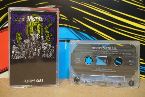 Earth A.D. by Misfits Vintage Cassette Tape