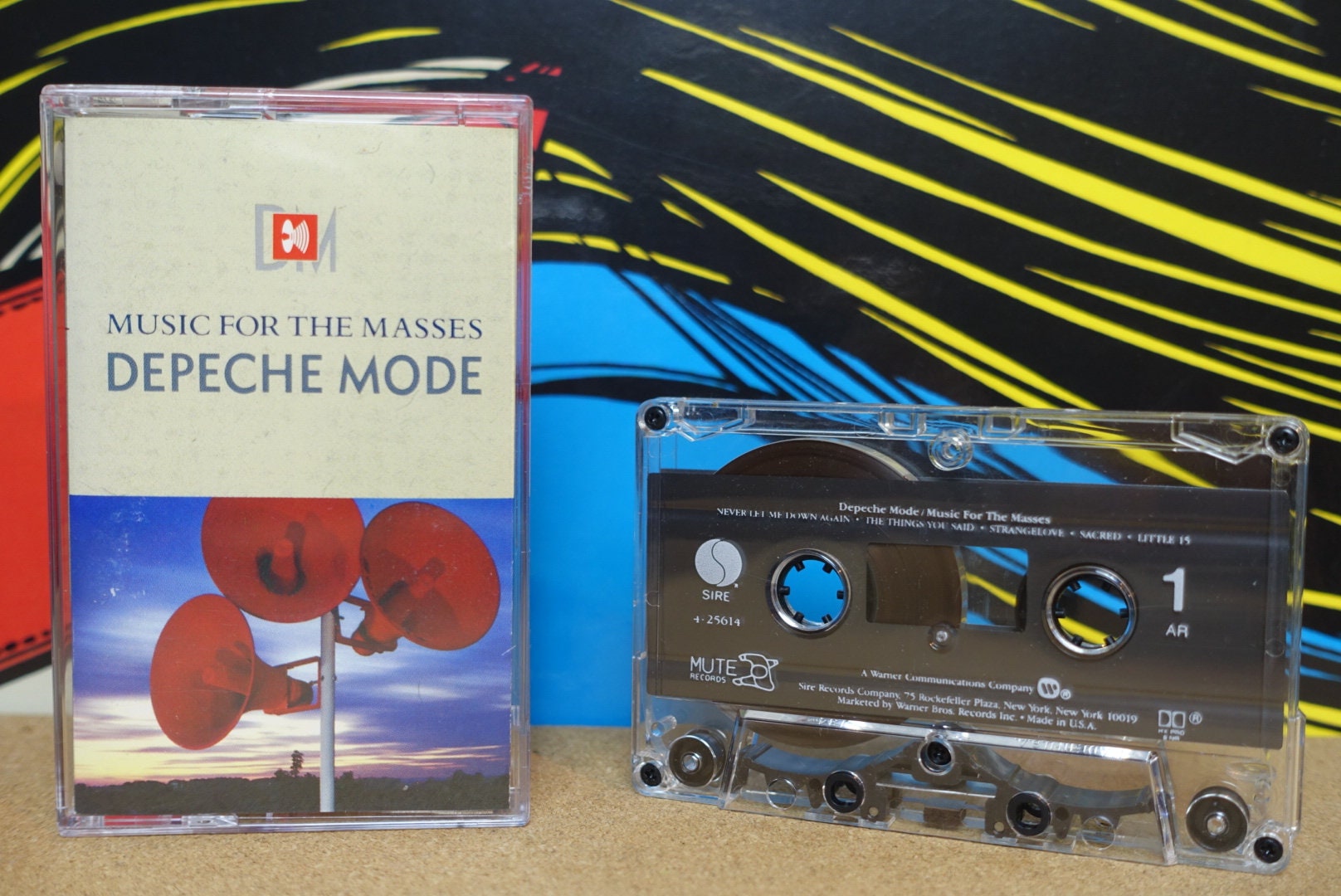 Depeche Mode - Music For The Masses Cassette Tape - 1987 Sire