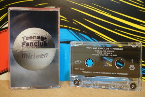 Teenage Fanclub - Thirteen Cassette Tape - 1993 DGC Records - Vintage Analog Music