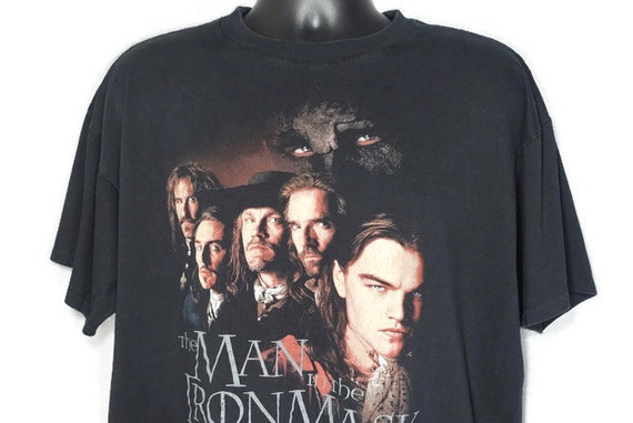 1998 Man In the Iron Mask - Leonardo DiCaprio Cult Film Movie Promo Vintage T-Shirt