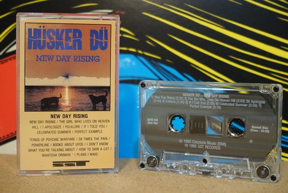New Day Rising by Hüsker Dü Vintage Cassette Tape