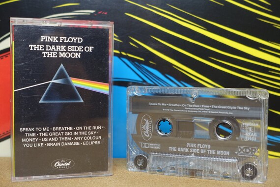 Pink Floyd Cassette, The Dark Side Of The Moon Cassette Tape, 1973 Capitol Records Vintage Analog, Music Lover Gift