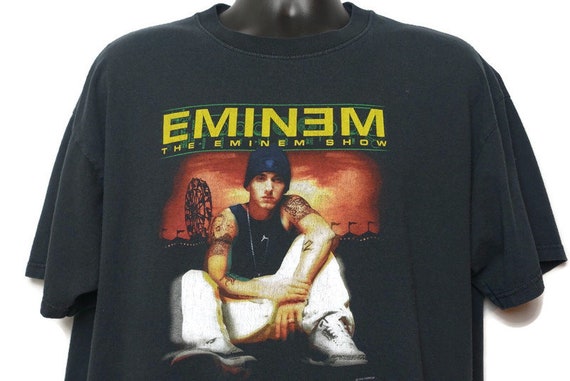 2002 Vintage Eminem Shirt, Rap Tee Shirt, The Eminem Show, Anger Management Tour, Rap Tee, hip hop, Vintage, Y2K Shirt, XL Red Bar Anvil Tag