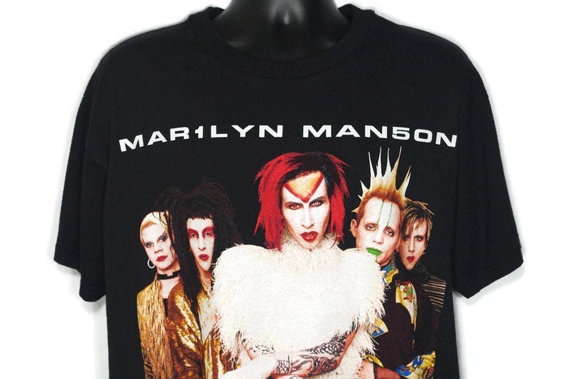 1999 Marilyn Manson Vintage T Shirt - Goth Grunge - the nine