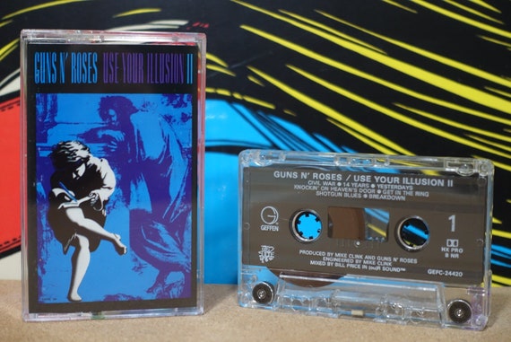 Use Your Illusion II by Guns N' Roses Vintage Cassette Tape