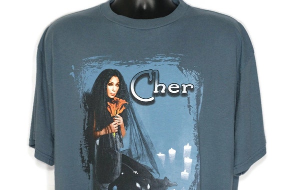 1999 Cher Vintage T Shirt - Do You Believe In Love - 2 Sided Original 90s Concert Band T-Shirt