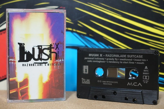 Razorblade Suitcase by Bush Vintage Cassette Tape