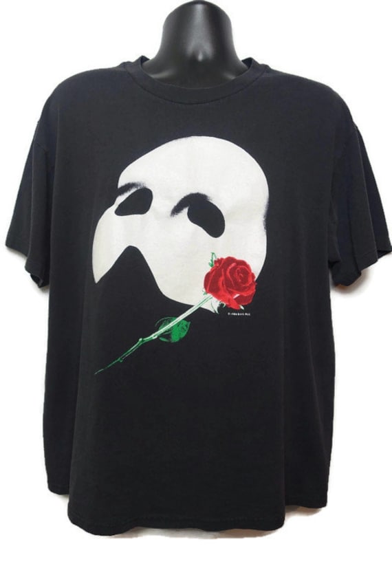 90s Phantom of the Opera Shirt, GLOW in Dark, Vin… - image 2