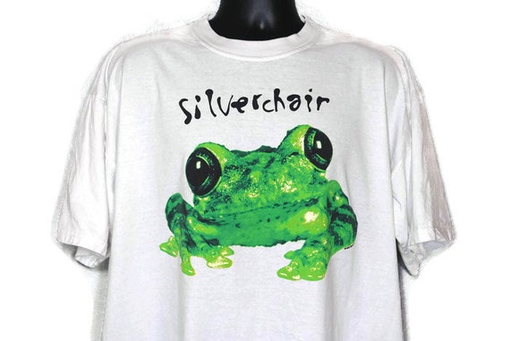 1995 RARE Silverchair - Frogstomp '95 Frog Double-Sided Concert Vintage T-Shirt
