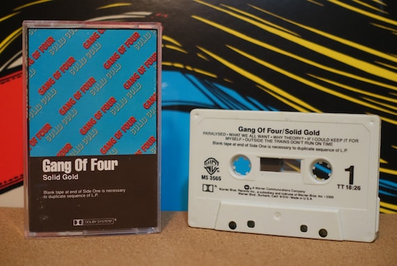 Solid Gold by Gang Of Four Vintage Cassette Tape