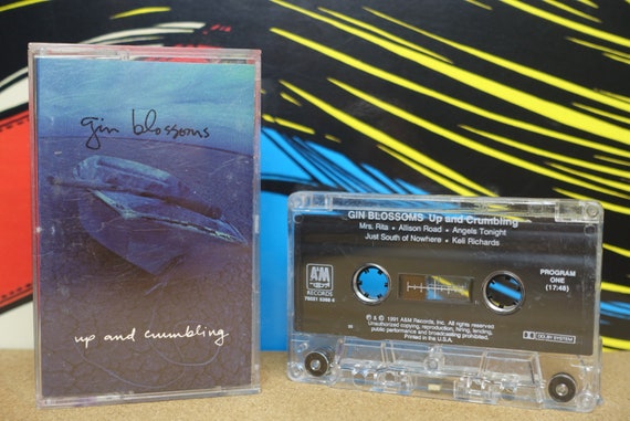 Gin Blossoms Cassette Tape, Up And Crumbling, 1991 A&M Records, Vintage, 90s music, Analog Music, Music Lover Gift