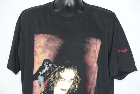 1994 The Crow Vintage T Shirt - Brandon Lee Goth Cult Original 90s Movie Promo T-Shirt