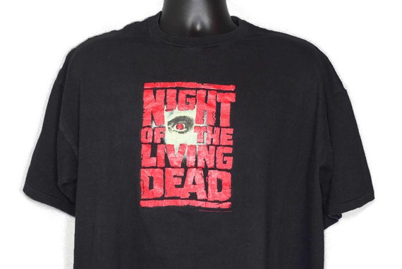 Vintage Original 90s 1990 Night of the Living Dead - George A. Romero Cult Zombie Horror Movie - Vintage T-Shirt
