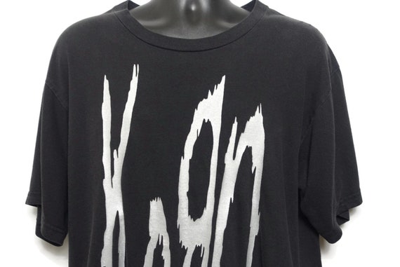 1996 Korn Vintage T Shirt - Life is Peachy 2 Sided Giant Branded Original 90s Concert Band T-Shirt