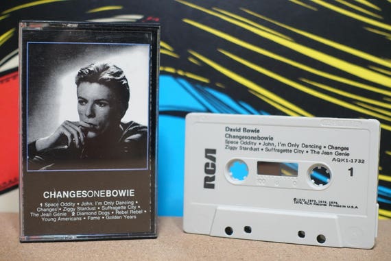 ChangesOneBowie by David Bowie Vintage Cassette Tape