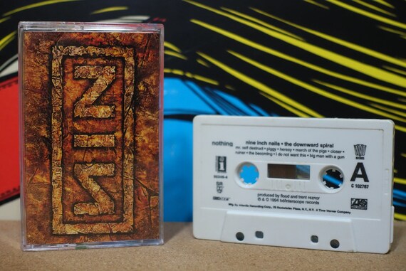The Downward Spiral by Nine Inch Nails NIN Vintage Cassette Tape