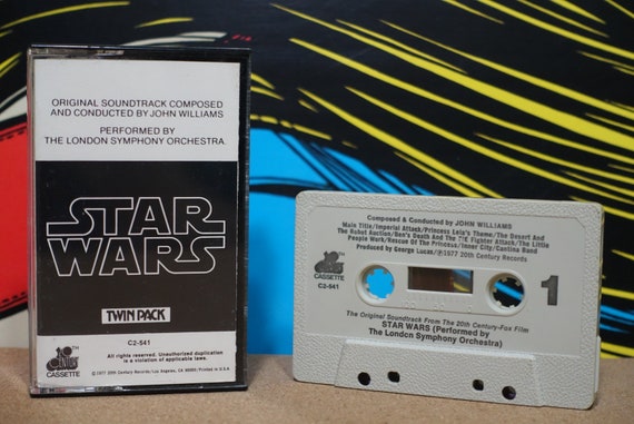 Star Wars (Original Soundtrack Composed & Conducted by John Williams) Performed by The London Symphony Orchestra Vintage Cassette Tape