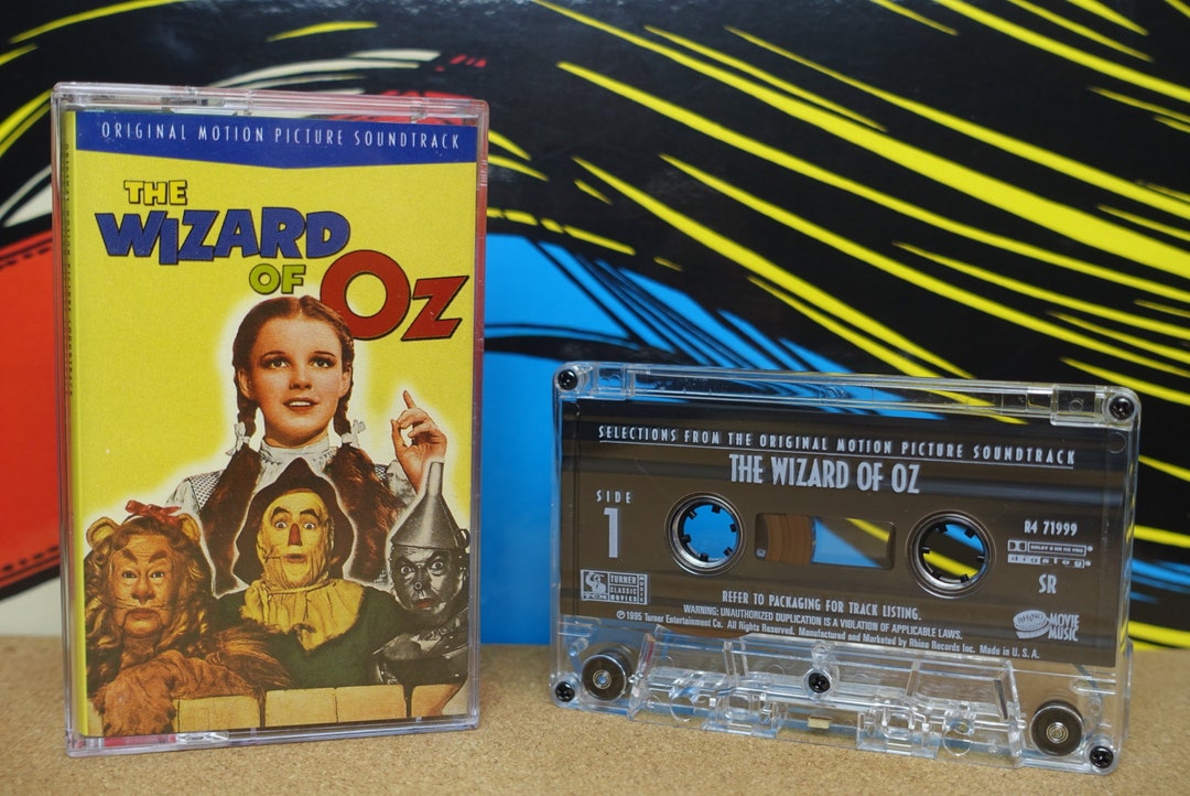 The Wizard of Oz Cassette Tape, Movie Soundtrack, Dorthy, Kansas