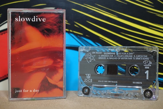Just For A Day by Slowdive Vintage Cassette Tape