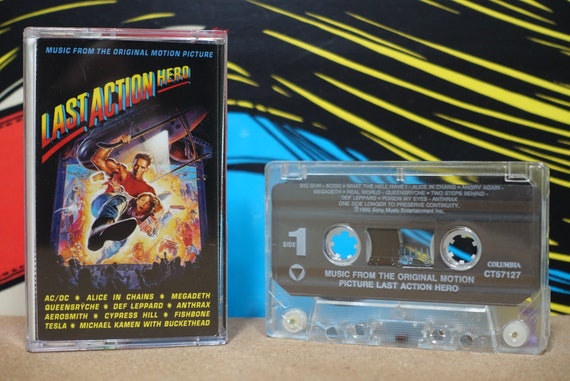 Last Action Hero (Music From The Original Motion Picture) by Various Artists Vintage Cassette Tape