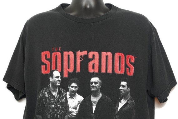 2002 Sopranos Shirt, Tony Soprano, Vintage T Shirt, Y2k Shirt, Mob Boss, Mafia, HBO, Godfather, Cult TV Show, Large T-Shirt