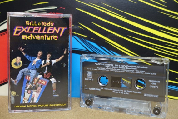 Bill & Ted's Excellent Adventure (Original Motion Picture Soundtrack) by Various Artists Vintage Cassette Tape
