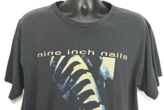 Vintage 1994 Nine Inch Nails T Shirt - NIN Pretty Hate Machine Now I'm Nothing Trent Reznor GOTH - 2 Sided Original 90s Concert Band T-Shirt