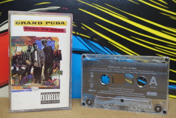 Grand Puba, Cassette Tape, Reel To Reel, Hip Hop, Rap, Vintage Music, Music Lover Gift