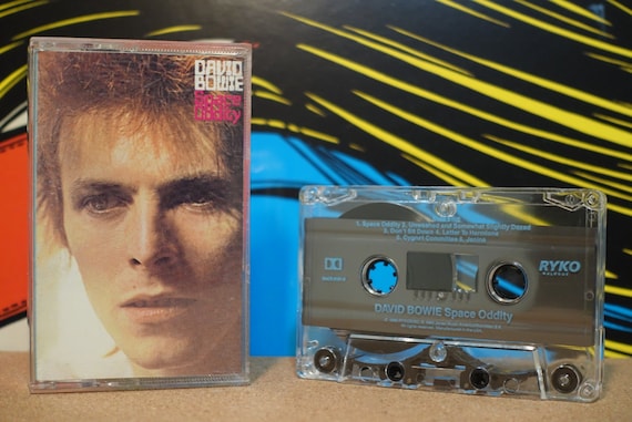 Space Oddity by David Bowie Vintage Cassette Tape